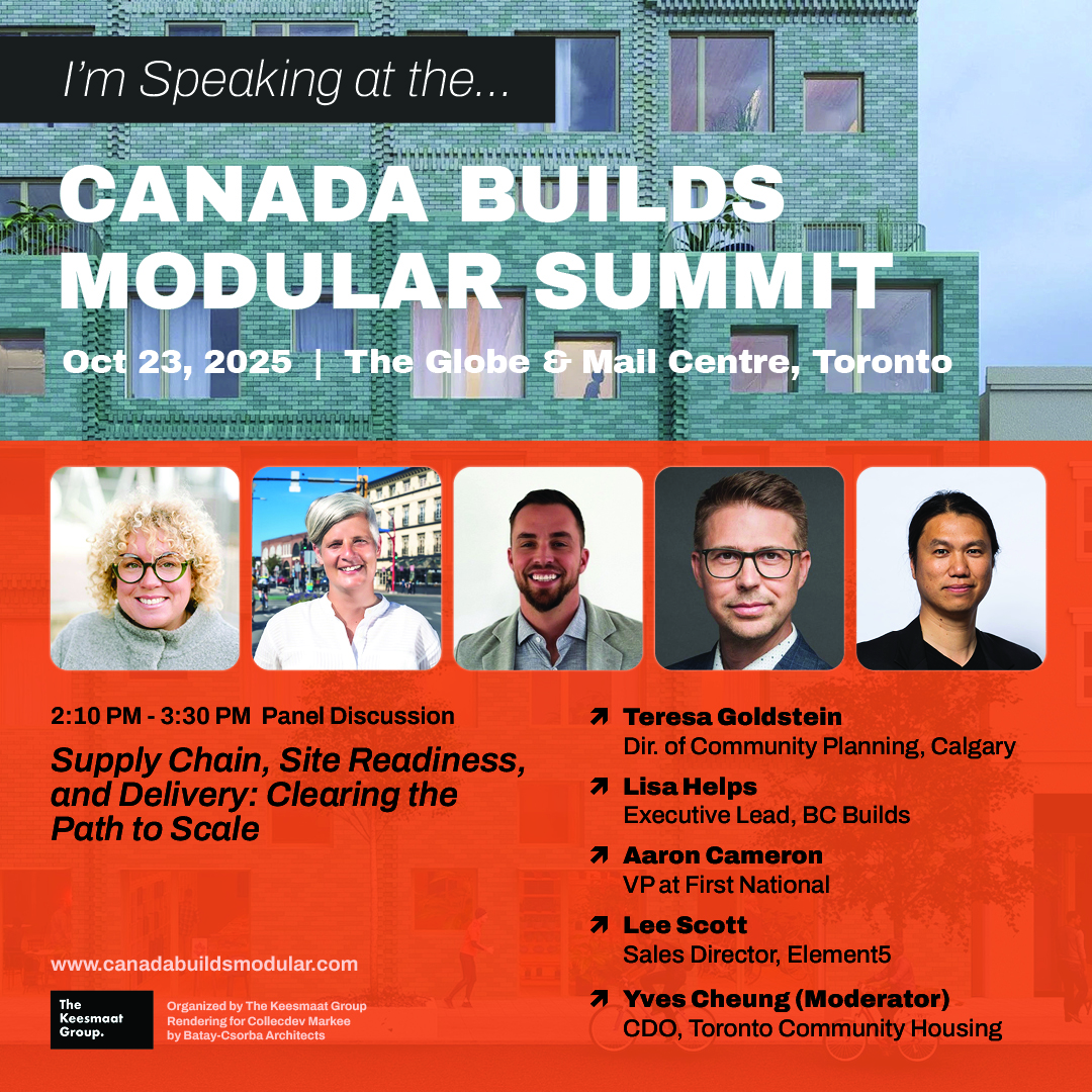 Canada Builds Modular Summit panel - Supply Chain Site Readiness featuring Lee Scott, Element5 Sales Director